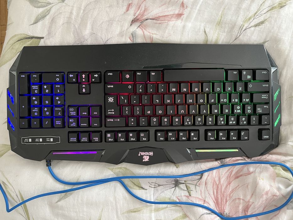 Klawiatura Gamingowa Warewolf GK-120DL z Podświetleniem LED