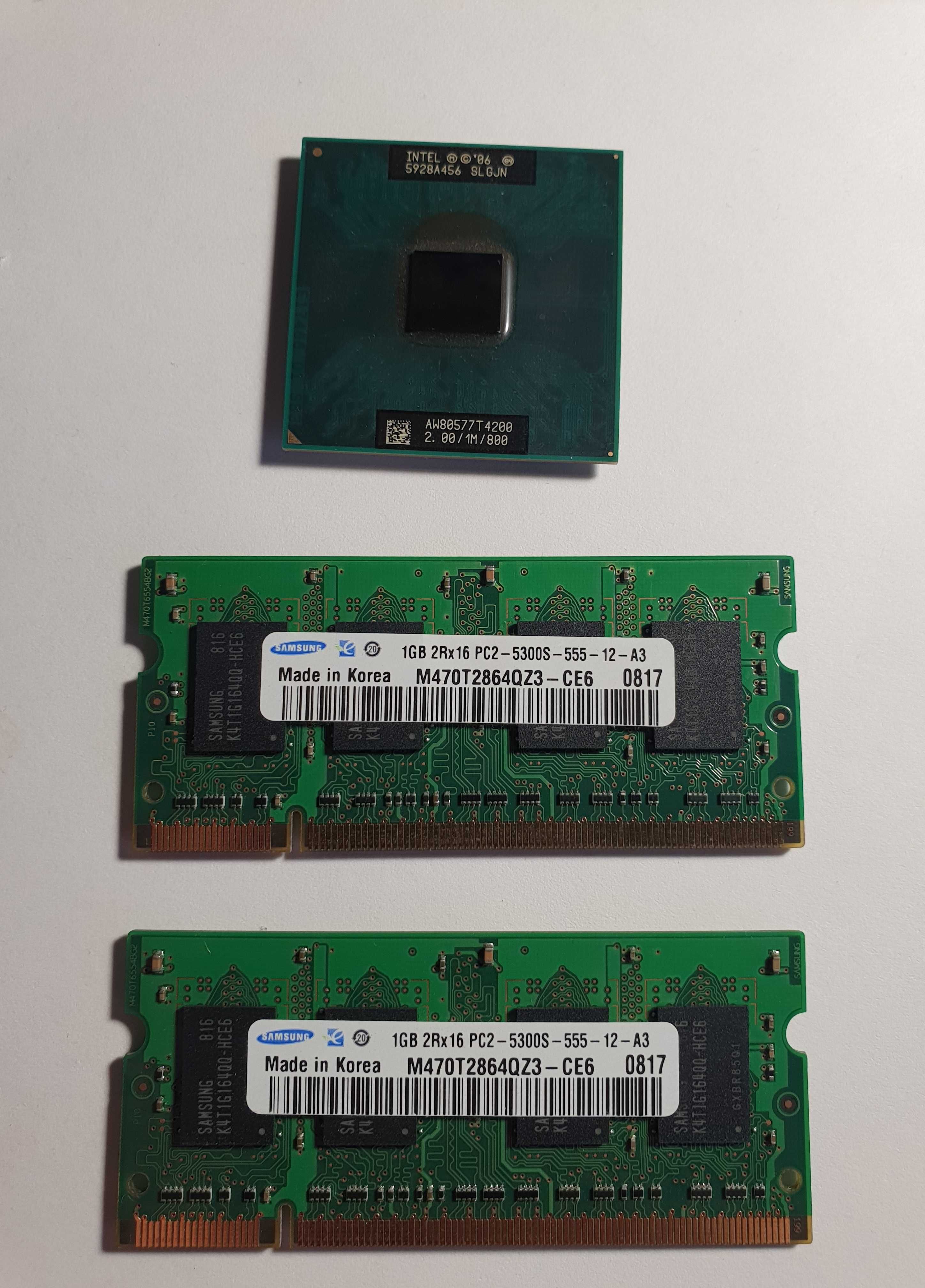 T4200  Процесор до ноутбуків  Samsung , Оперативна пам'ять 1 ГБ, DDR2