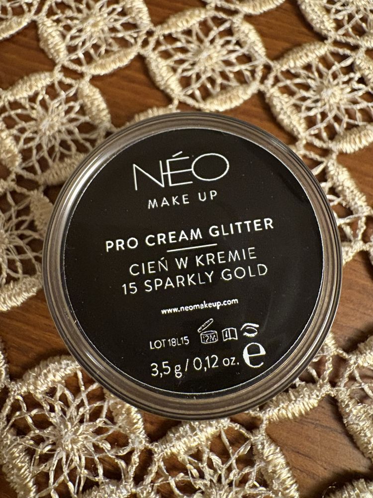 Neo Make Up Cień Do Powiek 15 Sparkly Gold 3.5 g