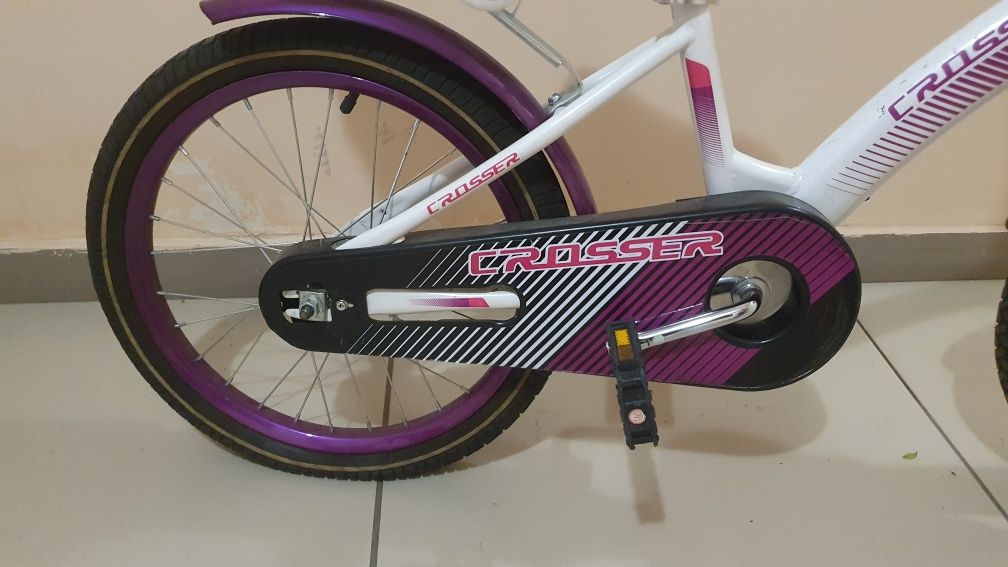 Дитячий двоколісний велосипед Crosser Kids Bike 16 дюймів дітям 4-7
