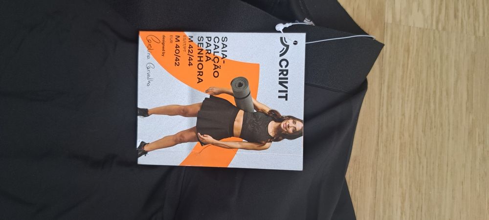 Saia calção padel lidl crivit