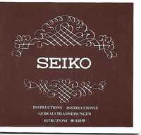 Instruções relógio Seiko 12104