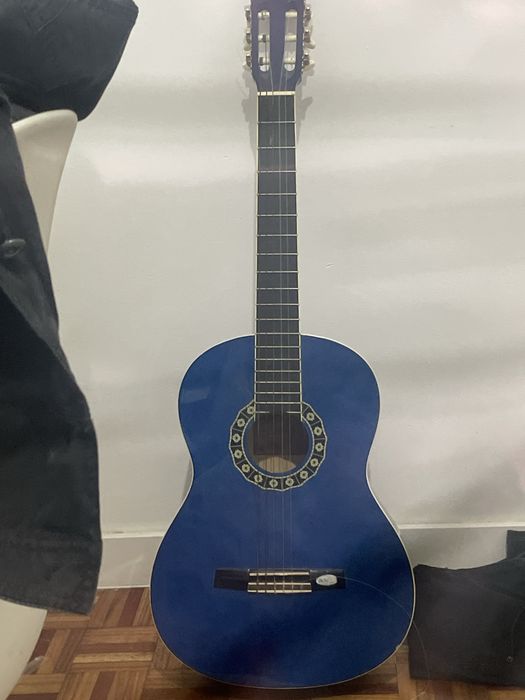 Violão Clássico Valencia Azul – Novo (só falta uma corda)