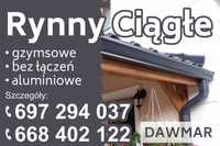 Rynna ciagla aluminiowa