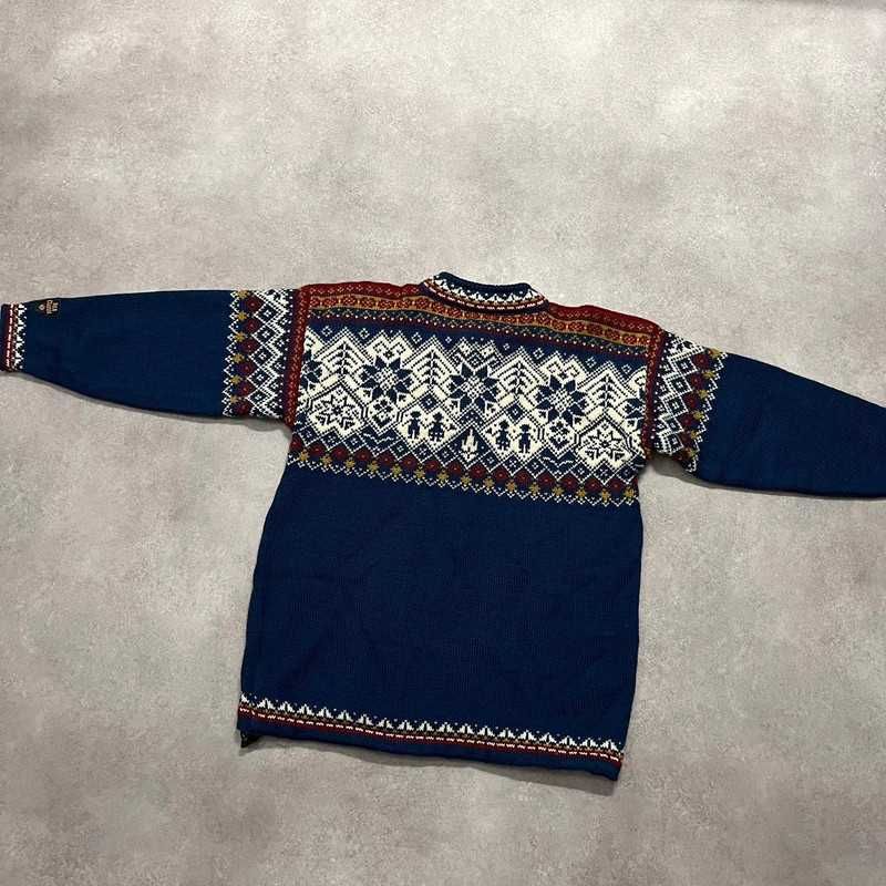 Vintage Wełniany Sweter Norweski Dale Of Norway Knit Sweater Damski