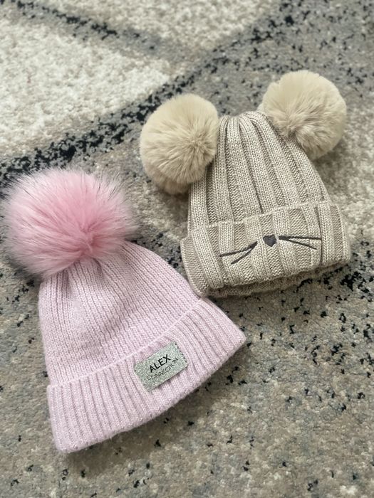 ШАПОЧКИ для дівчаток на флісі