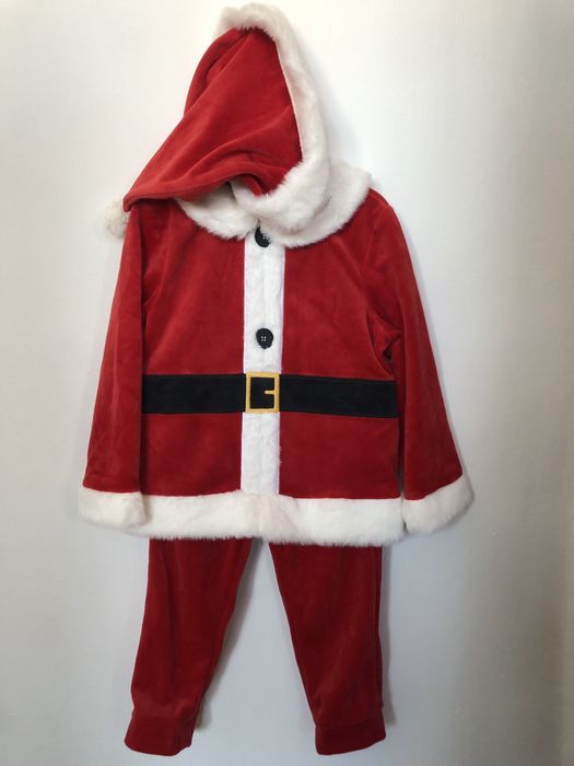 Костюм Санти дитячий. Новорічний святковий. 92 -  98 см зріст