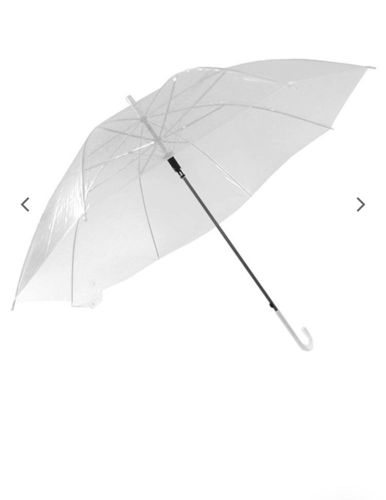 Przezroczysty transparentny parasol nowe