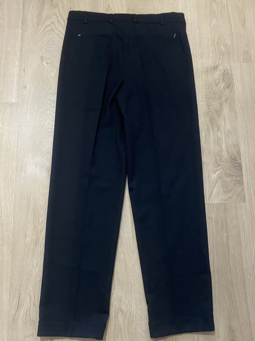 Westbury 50 L męskie spodnie czarne eleganckie wełna