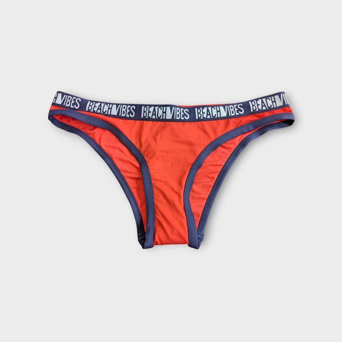 Next figi bikini granatowo czerwone białe rozm. 42