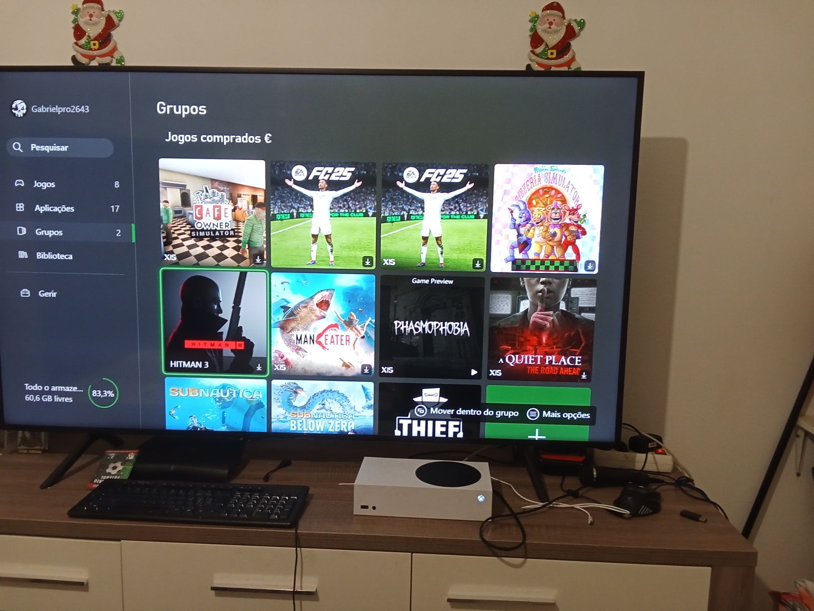 Xbox Series S + 65 Jogos + Fones (negociável)