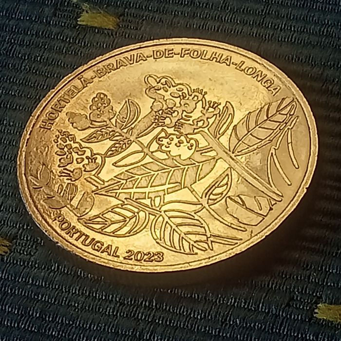 moeda 5.00 euros Hortela Brava