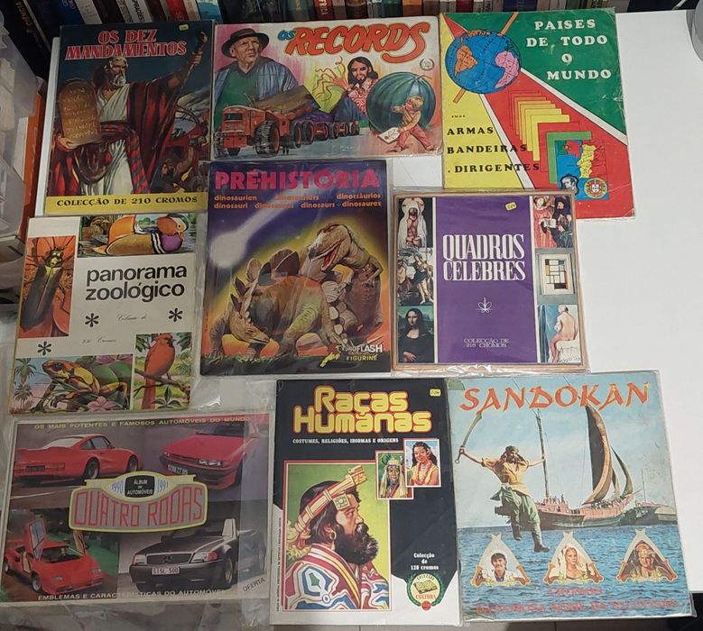 Cadernetas Completas - Várias | Ver descrição, lista e fotos