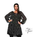 Sasha Ferrano szyfonowa sukienka midi VIVIAN Plus size 52/54 premium
