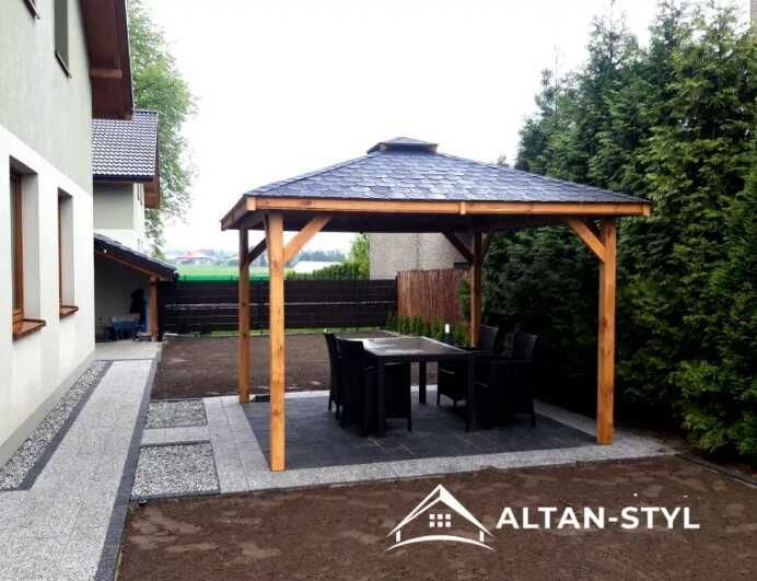 Altany, altanki, wiaty, altana ogrodowa JOLA 3 x 3 m PRODUCENT