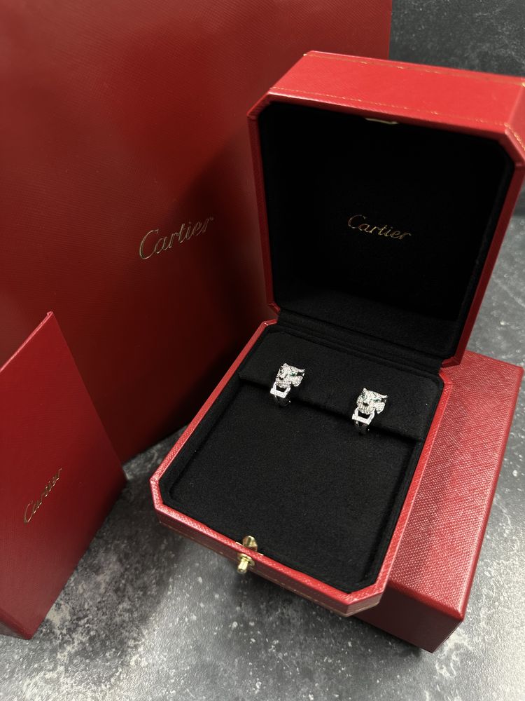 Сережки 1:1  Pantere de Cartier