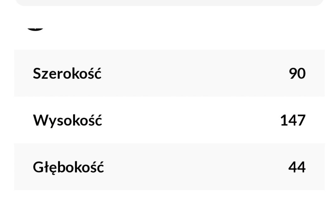 Komoda i biurko biale młodzieżowe