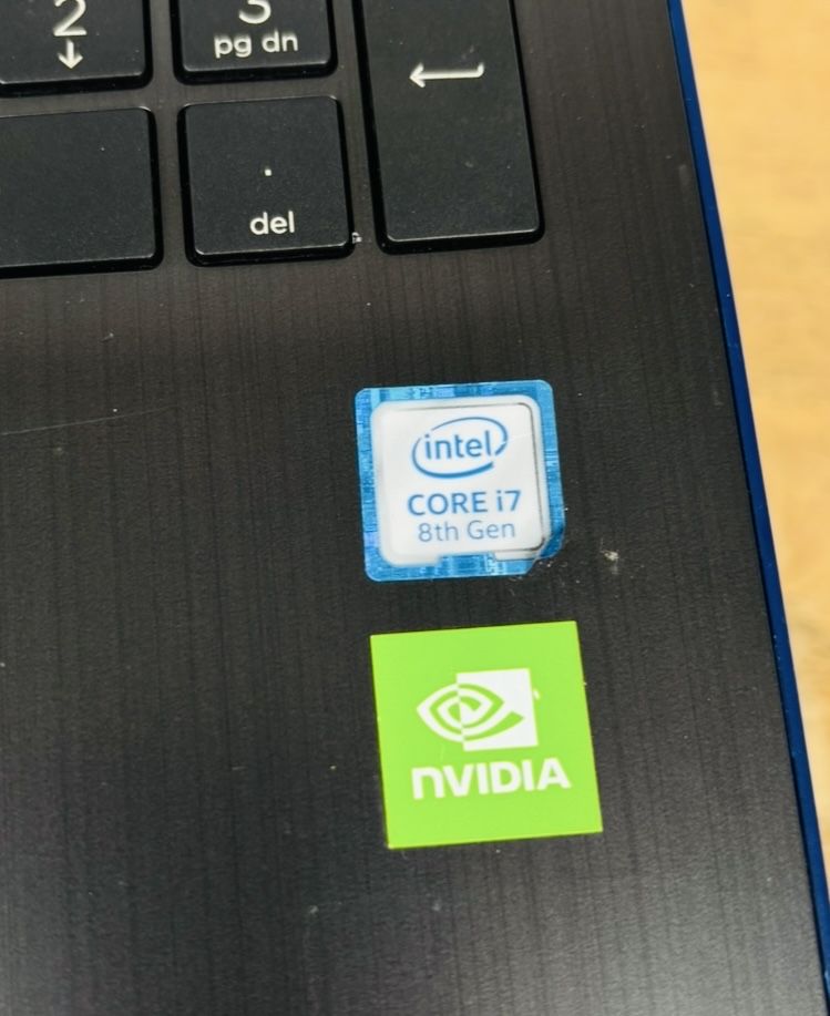 Portátil HP intel core i7 8th Gen