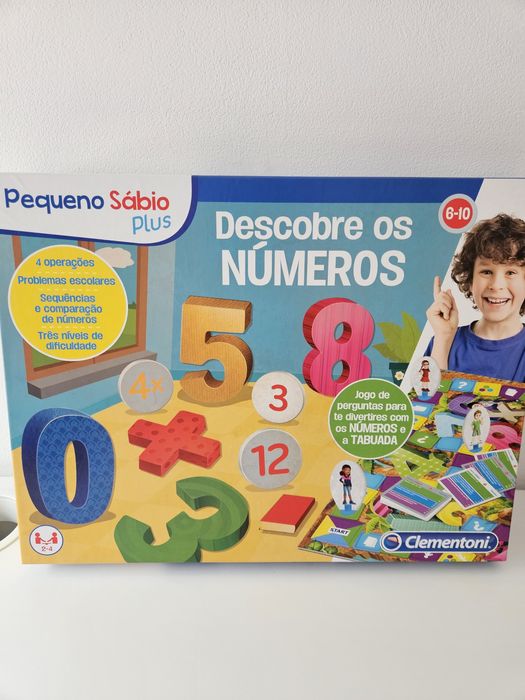 Jogo infantil -Descobre os Numeros- 6 a 8 anos