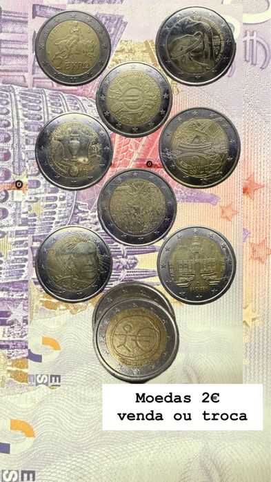 Moedas troca ou venda