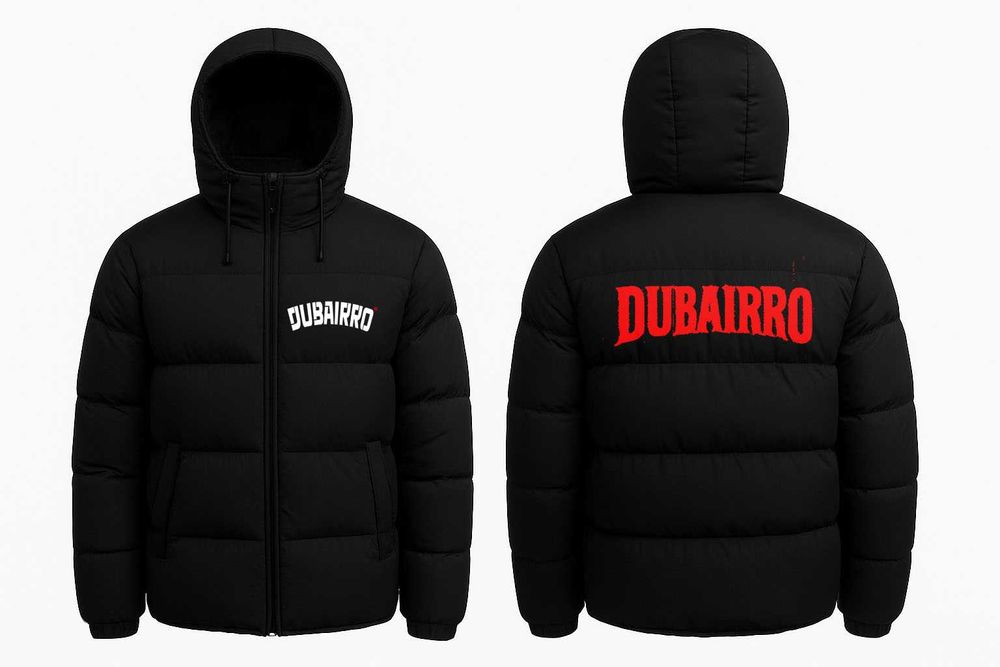 Casaco DUBAIRRO Branco e Vermelho