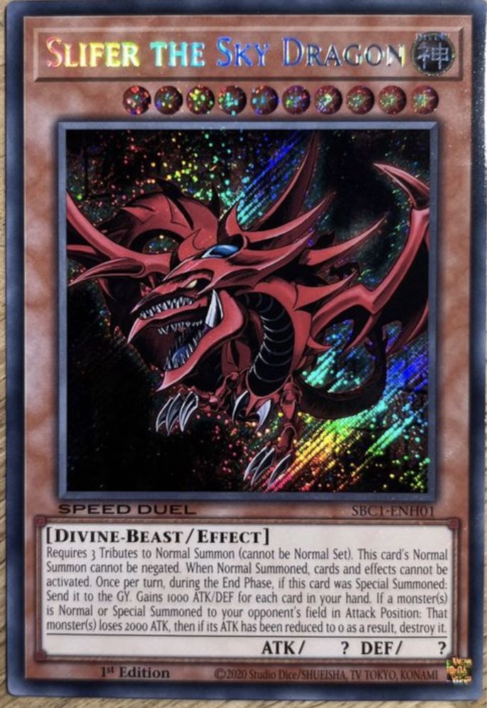 Yu-Gi-Oh! Dark Magician i Slifer