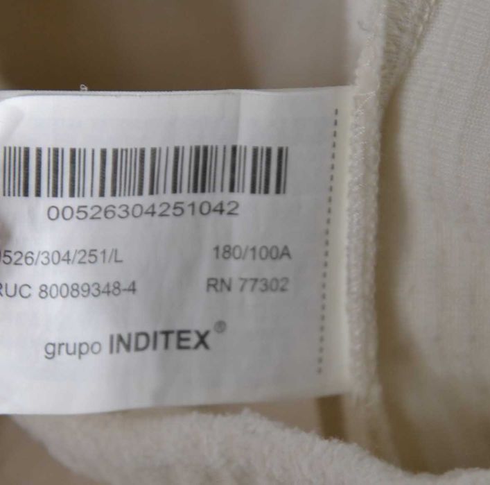 Zara Nowe Spodnie Damskie Sztruksowe L Proste Oryginalne Bawełna