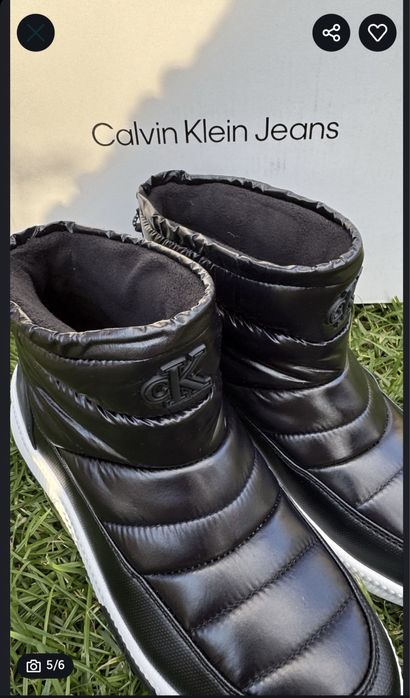 Дутики calvin klein из новой колекции