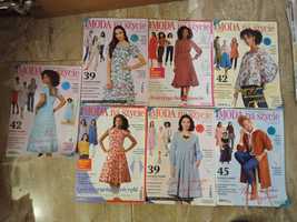 Moda na szycie-gazety z wykrojami w bdb stanie