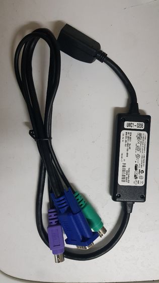 Cabo Dell KVM PS2 VGA Ethernet Interface Pod