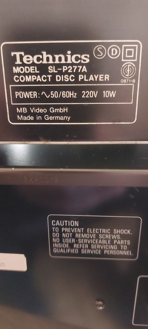 Magnetofon i CD Technics