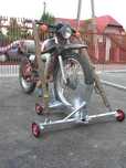 Wozek do transportu motocykli pomoc drogowa stojak