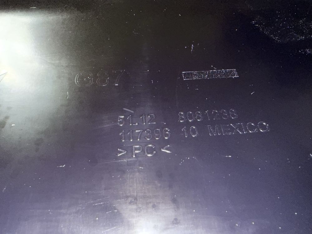 Dyfuzor spoiler zderzak oklejony folia ppf