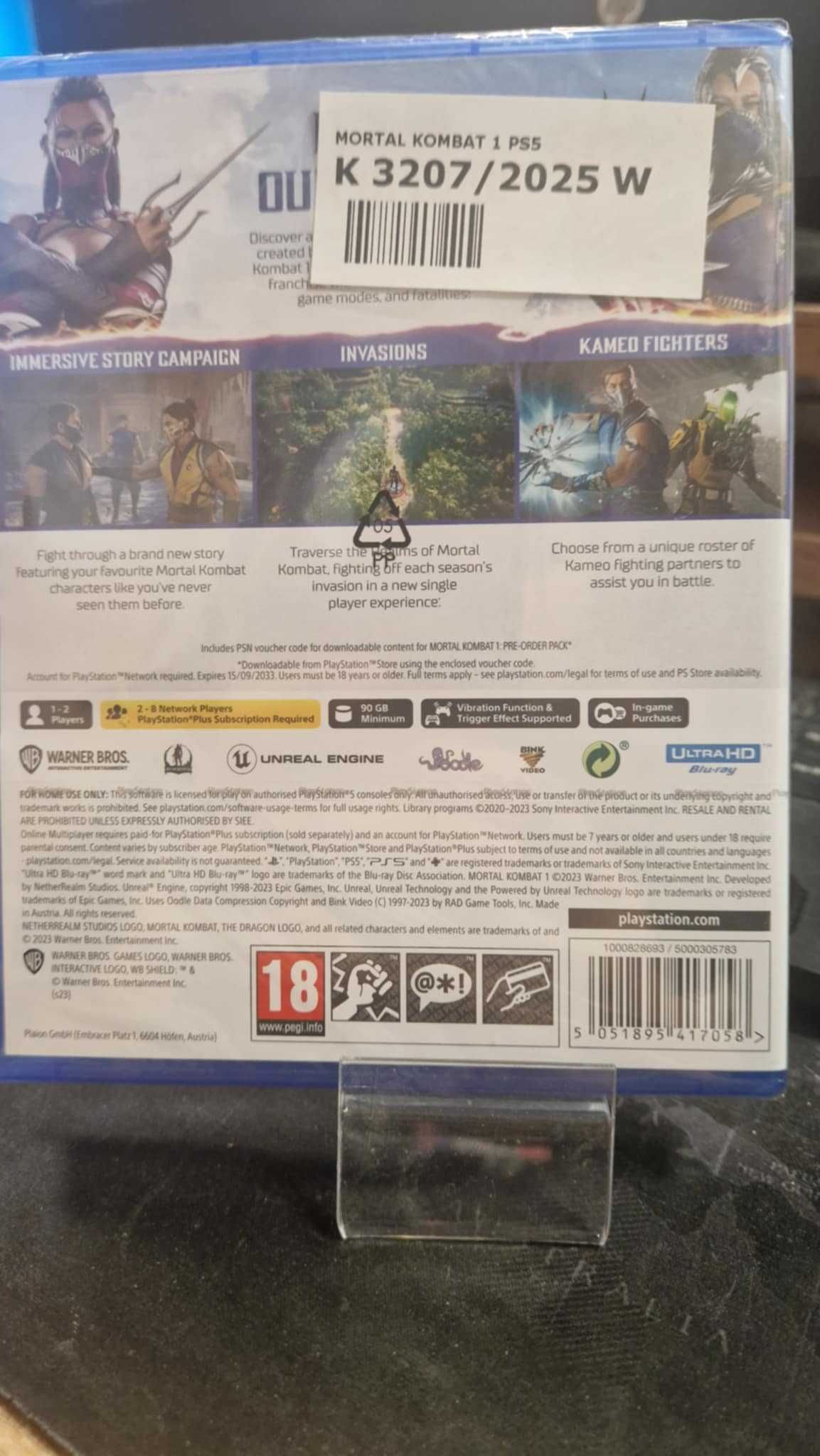 Mortal Kombat 1 2 Osoby PS5 PL Nowa Folia Wymiana Skup SklepRetroWWA