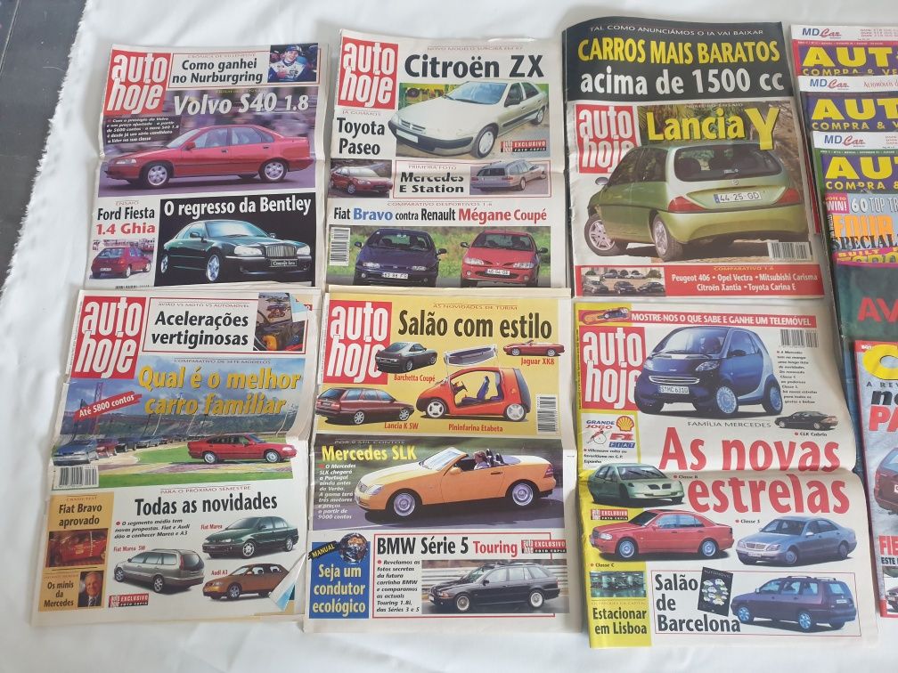 Revistas de Automóveis antigas