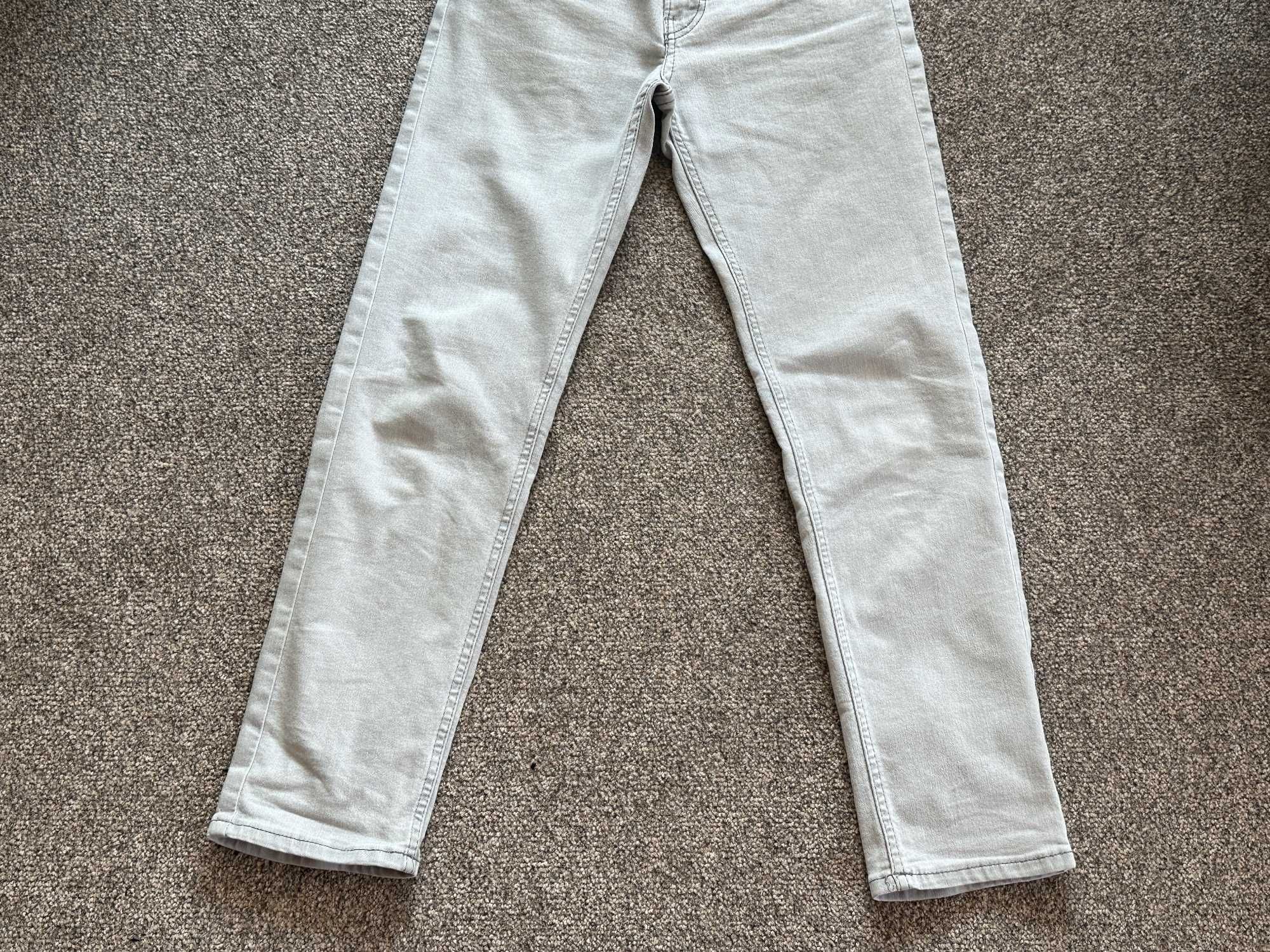 Spodnie szare dla chłopca H&M Slim Fit rozm 146