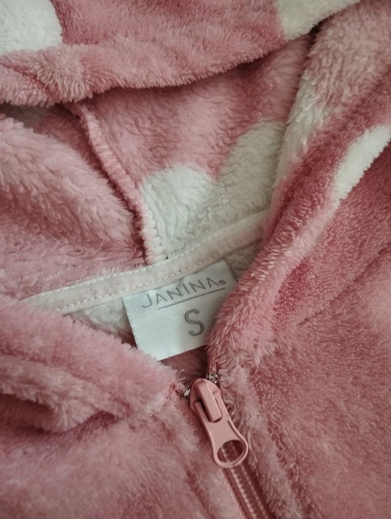 Ciepła jednoczęściowa różowa piżama kigurumi Janina S