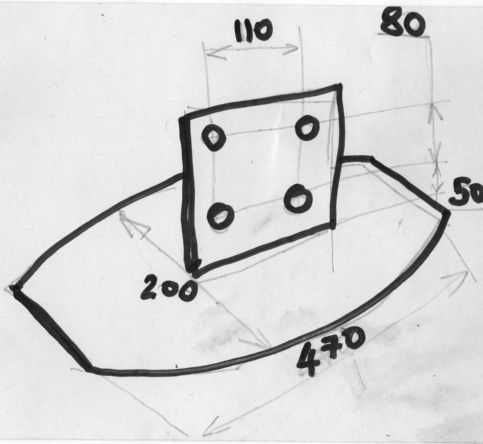 Подставка нога под телевизор