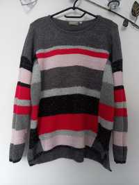 Kolorowy sweter M