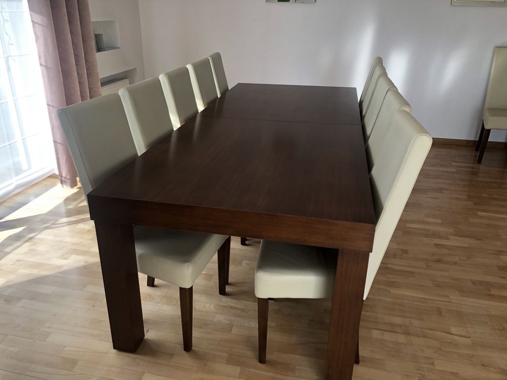 Stół Herkules 250/350 i krzesła