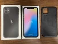 Apple iPhone 11 128GB Black stan BDB+kabel USB+etui