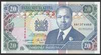 Kenia 20 shilling 1993 - stan bankowy UNC