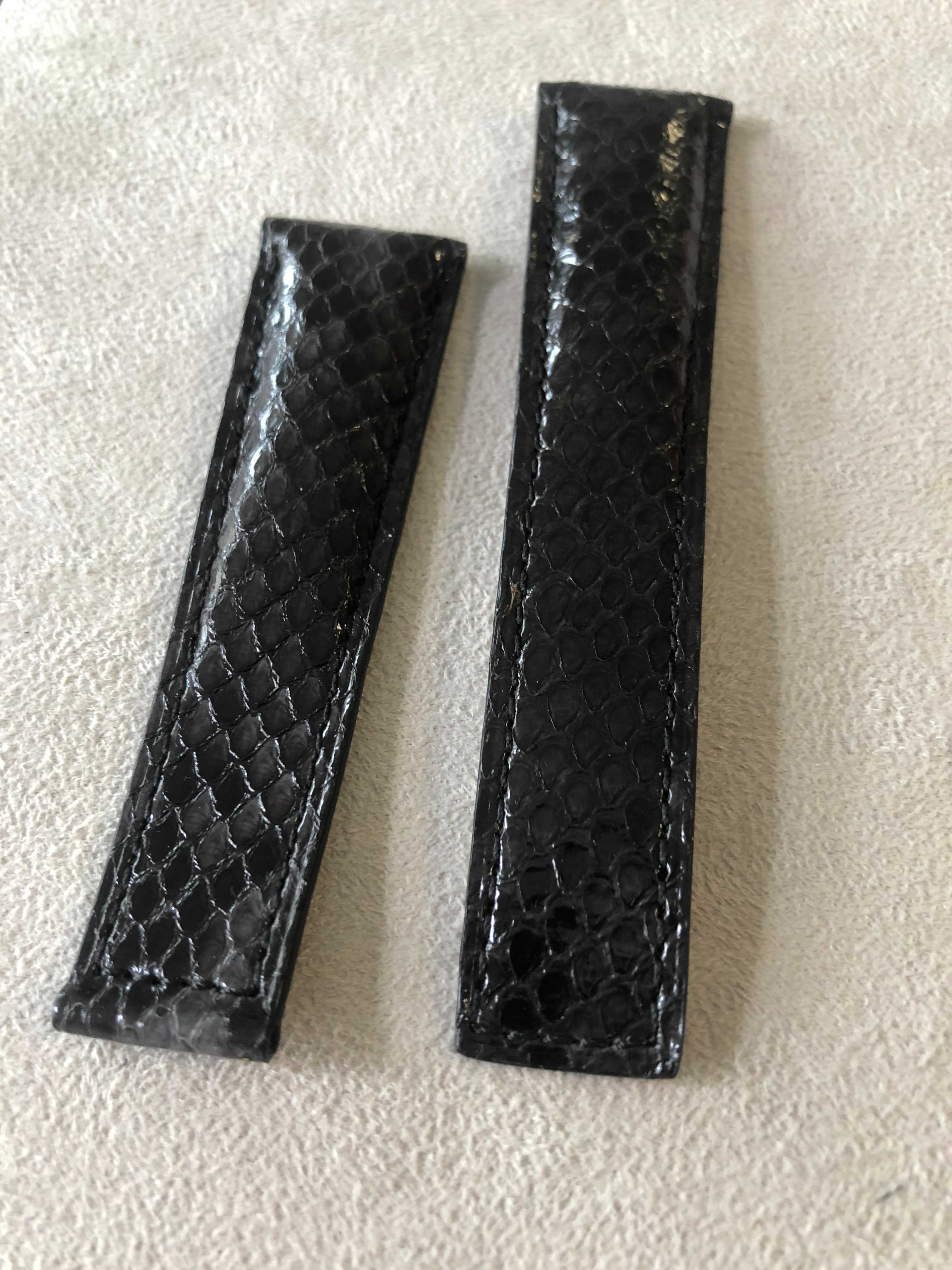 Tag Heuer MONACO BLACK Python pasek 22mm FX6216
