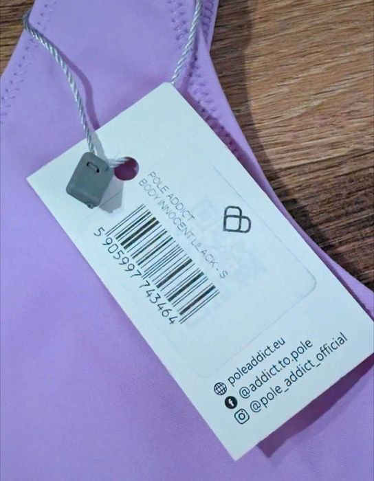 Liliowe body Innocent Pole Addict S 36