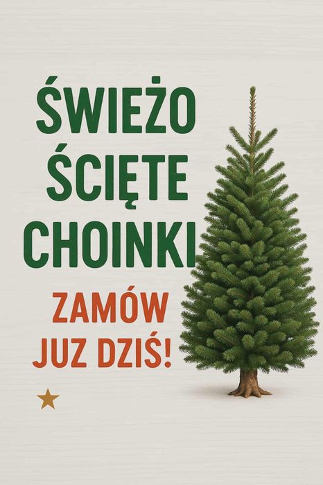 Choinki świąteczne z dostawą Białystok /okolice