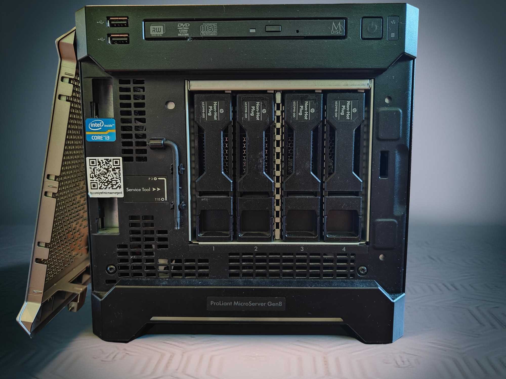 HP microserver Gen8 doskonały pod NAS