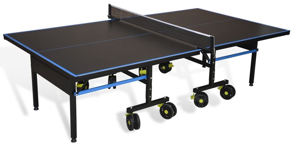 Duży Stół do Ping Ponga Czarny ZEWNĘTRZNY tenis stołowy