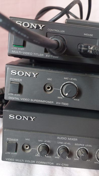 Câmera sony 200 e módulos de edição de imagem