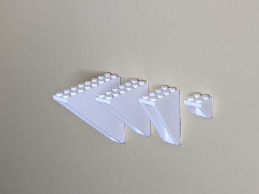 Suporte de parede compatível com LEGO®