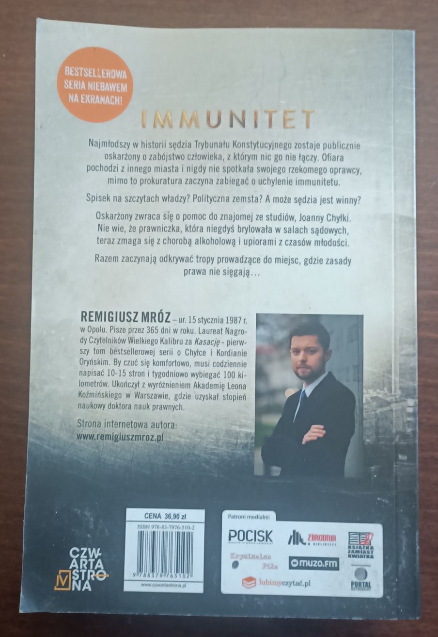 Remigiusz Mróz - Immunitet